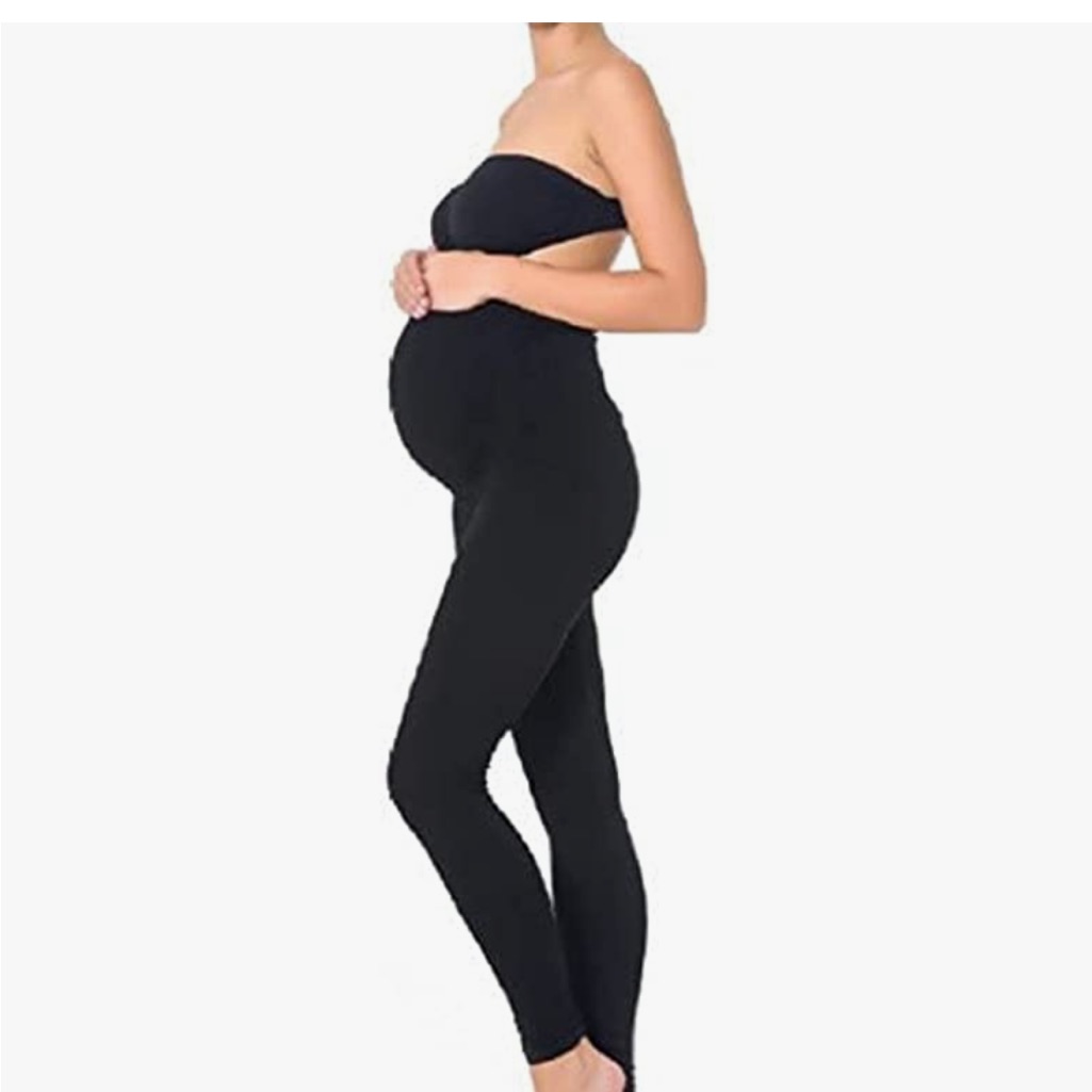 Euc Essentials For Mothers Maternity Pregnant Women Leggings 32 To 34 Inch Waist